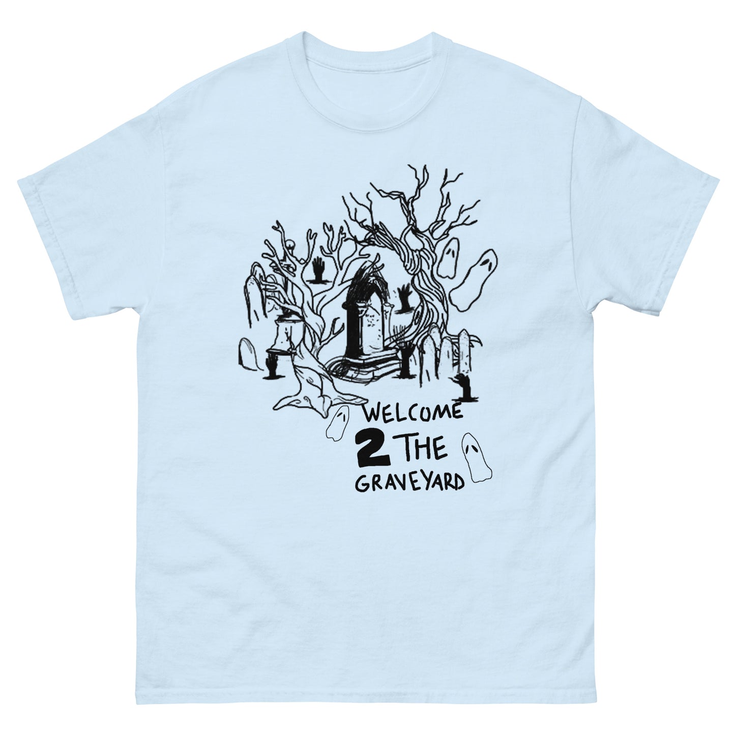 "WELCOME TO THE GRAVEYARD" TEE